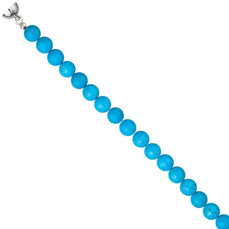 Colfem Halskette, Magnesith türkis, 45 cm, Damen - Bild 1