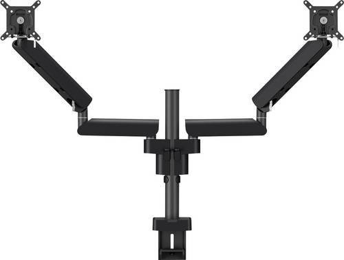 Vogel's Monitor-Tischhalterung MOMO 4237 für 2 Displays, 25,4 bis 86,4 cm, Schwarz, höhenverstellbar, drehbar und neigbar - Bild 1