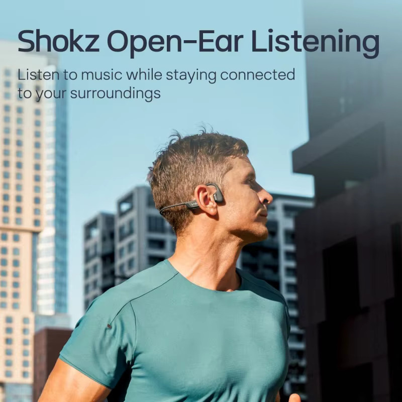 Shokz OpenRun Pro 2 Sportkopfhörer mit Knochenleitungstechnologie, kabellos, Bluetooth 5.3, IP55 wasserdicht, Orange - Bild 4