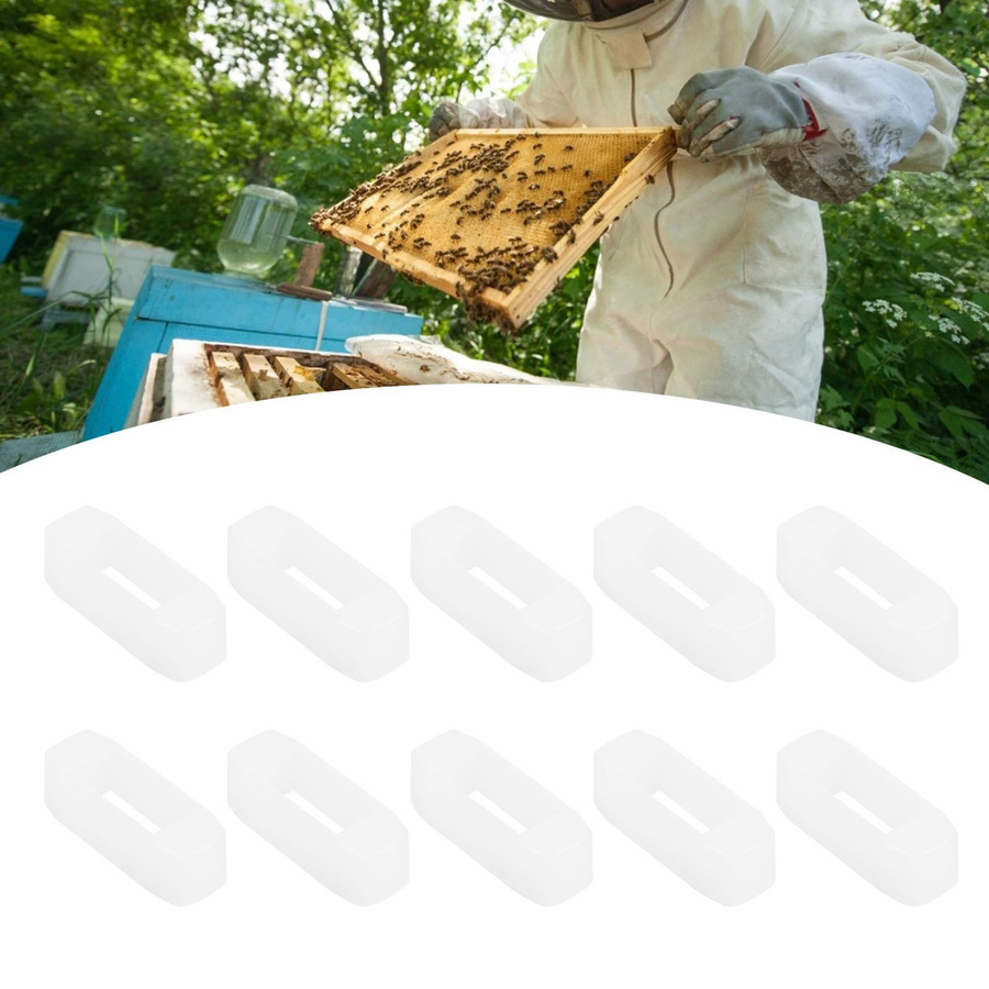 10 Stück Bienenstock Rahmenleisten aus Kunststoff als Abstandshalter für die Imker-Ausrüstung - Bild 2