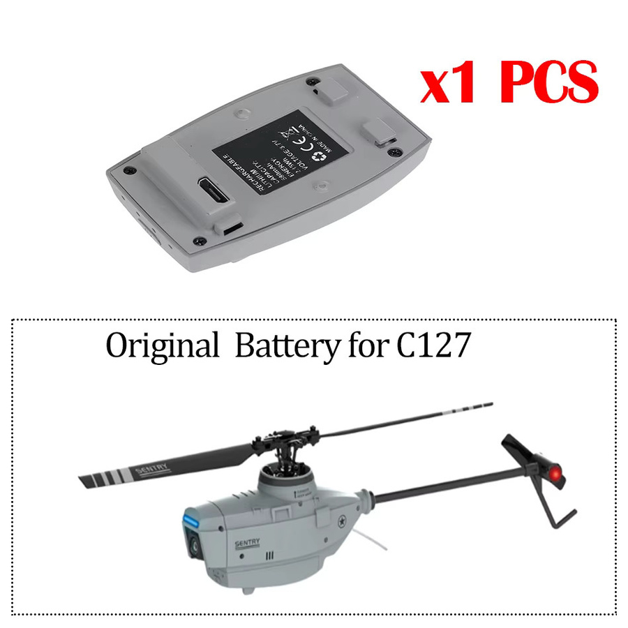 RC ERA Original Batterie für C127 C186 C127AI C159 C187 C129 V2 A26 RC Hubschrauber Ersatzteile - Bild 2