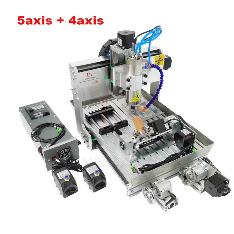 LYBGACNC CNC-Fräsmaschine in Silber für Holz und Metall mit 3, 4 oder 5 Achsen und bis zu 2200 W Leistung - Bild 3
