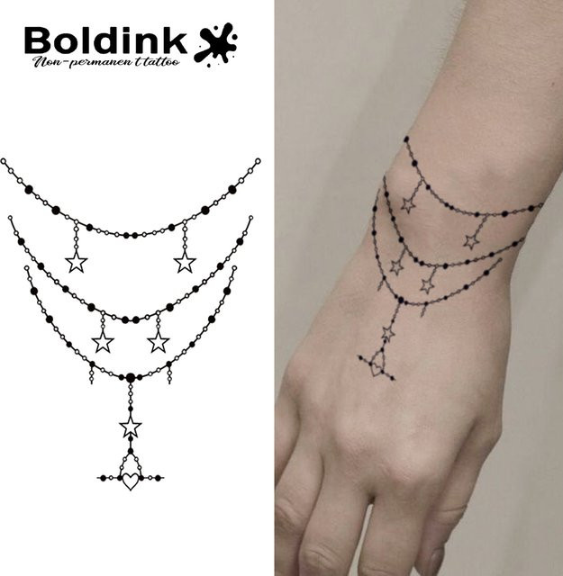 BOLDINK Fresh Star Tattoo-Aufkleber, Damen - Bild 1
