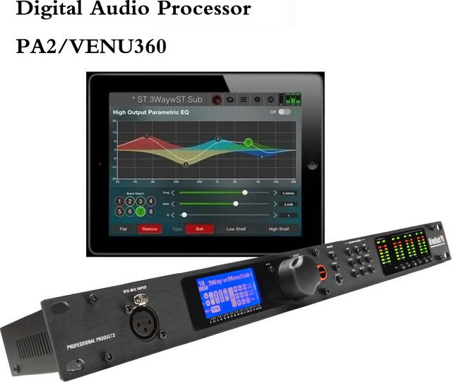 dbx DriveRack PA2 Digitaler Audio-Prozessor Lautsprechermanagementsystem in Schwarz - Bild 1