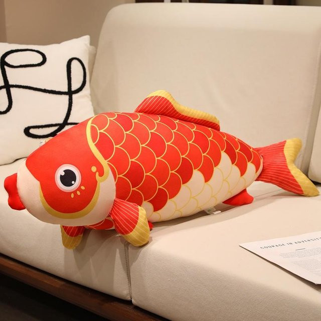 Yiran toy Koi Fisch Plüschtier, 60cm, Bunt / Mehrfarbig - Bild 1