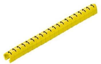 Weidmüller Kennzeichnungsclip CLI O 30-3 GE/SW 5 MP in Schwarz mit Aufdruck 5 für Außendurchmesser 4 bis 5 mm - Bild 1