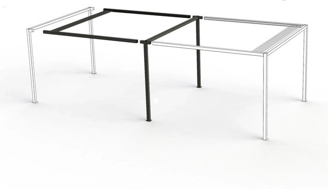 Siena Garden Pergola-Erweiterung Libera in Anthrazit - Bild 1