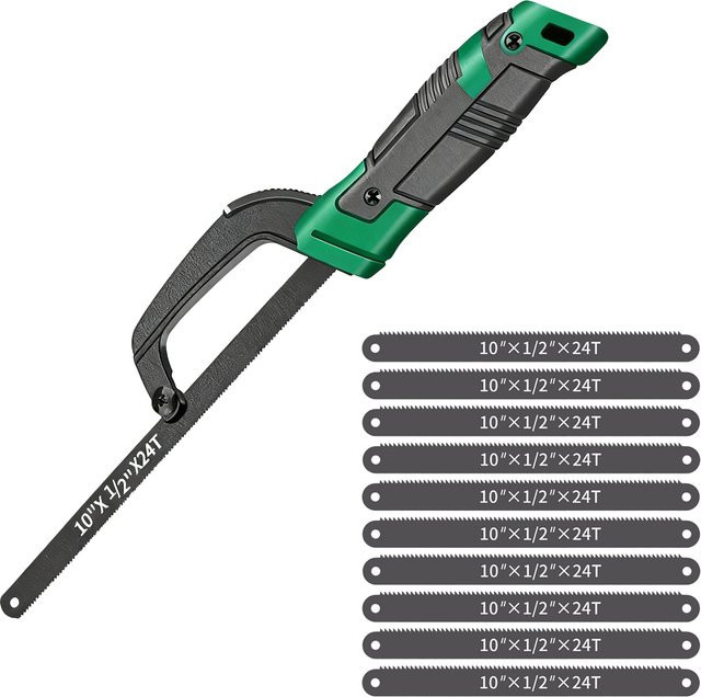 AXE SHAN Mini-Bügelsägen-Set mit 11 Klingen für Holz, Kunststoff, Metall und Acryl - Bild 1