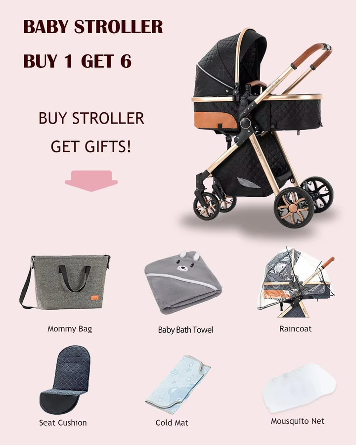 Magic ZC 3-in-1 Reisesystem Kinderwagen mit Autositz und Babywanne, faltbar, Weiß - Bild 2