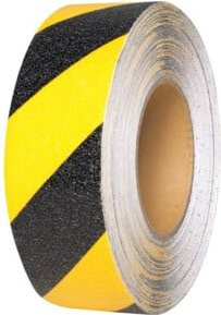 Moravia Antirutsch-Belag selbstklebend auf Rolle, gelb/schwarz, Breite: 5 cm, Länge: 18,3 m - Bild 1