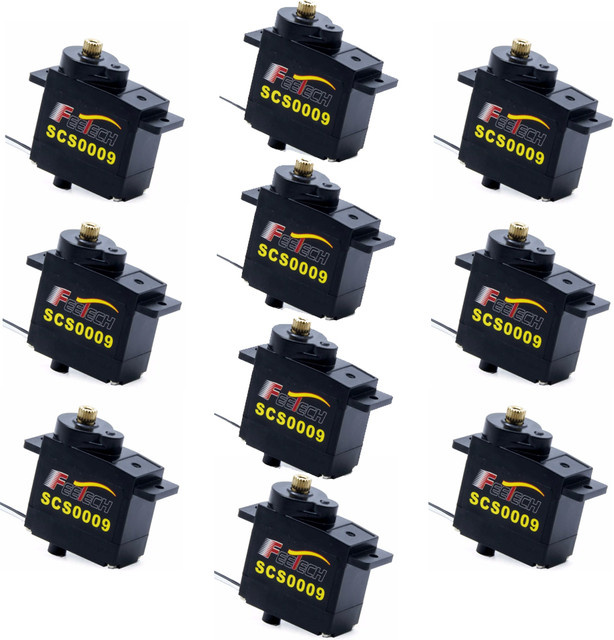 Feetech Miniservo, zweiachsiger Metallgetriebe-Mikroservomotor, 1-10-teiliges Set - Bild 1