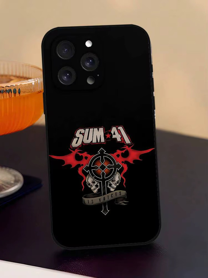 S-Sum Handyhülle Order In Decline für iPhone 11 bis 17 Pro Max in Schwarz aus Silikon - Bild 7