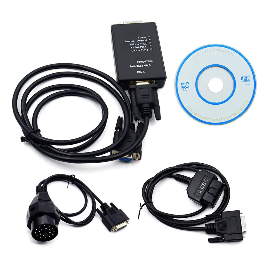 YIQIXIN Carsoft 6,5 MCU Auto Diagnose Werkzeug für BMW E30 bis E65 ECU Programmierer Scanner in Schwarz - Bild 4