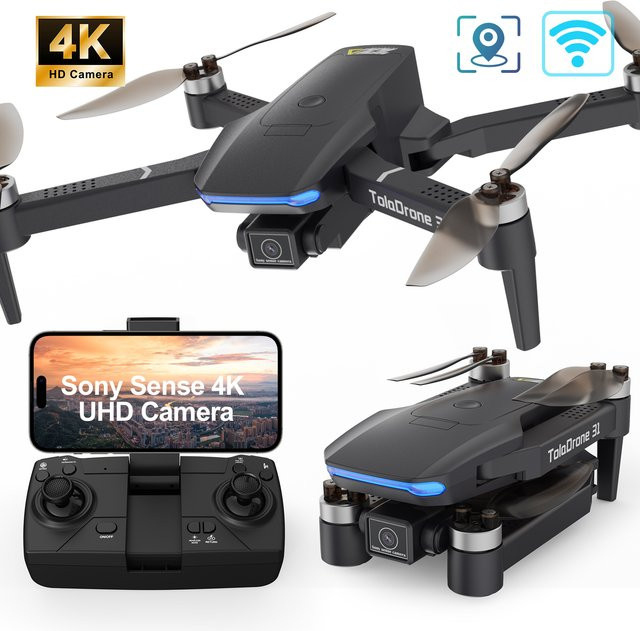 Toladrone TD31GPS RC-Drohne, mit 4K-Kamera, 5 GHz WIFI, FPV, ab 14 Jahren - Bild 1