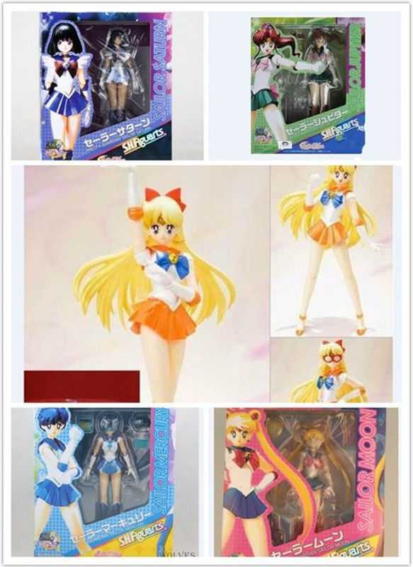 Bandai Sailor Moon Anime Action Figure Mehrfarbig aus Kunststoff - Bild 1