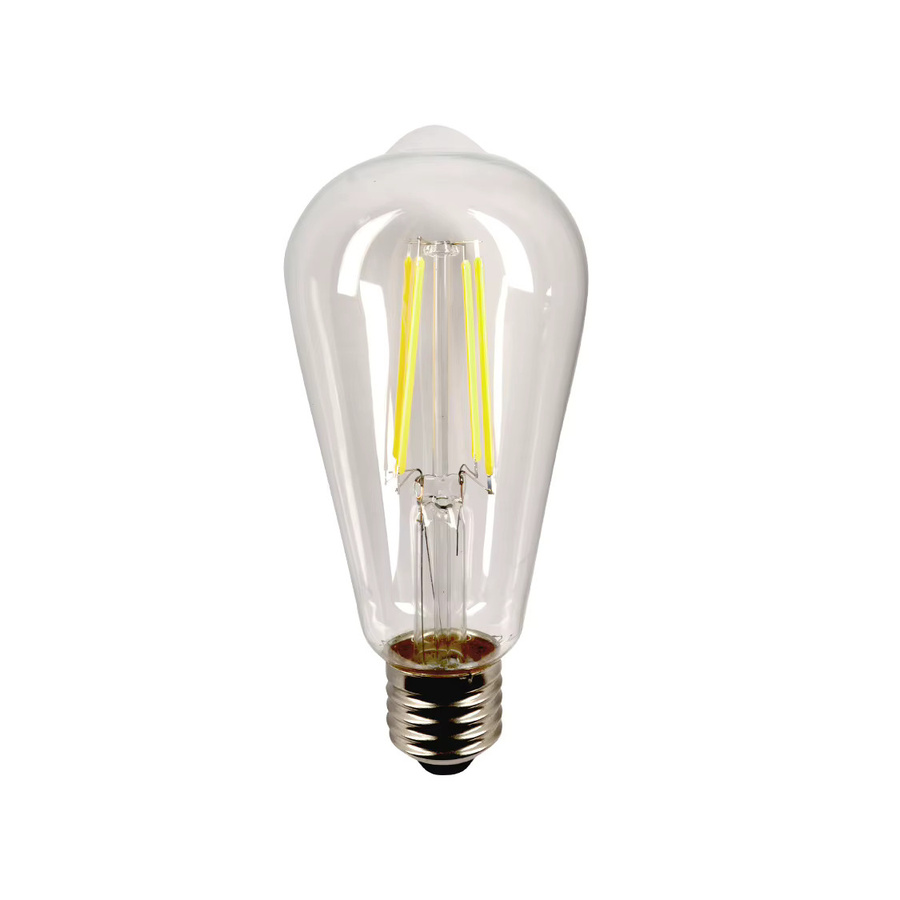 BrandRetro Edison-Glühbirne ST64 Vintage Filament-Glühlampe E27 220V Warmweiß Transparent - Bild 7
