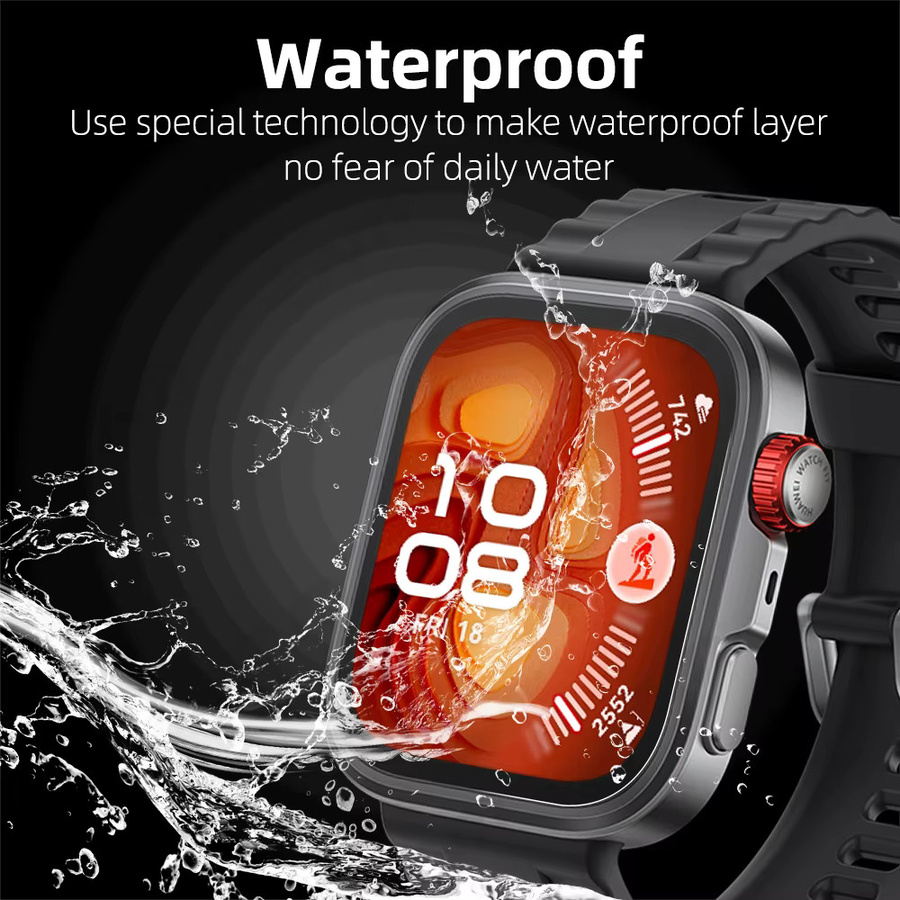 CAOWTAN Uhrenzubehör, Glas, Huawei Uhr Fit 4 Pro, transparent - Bild 2