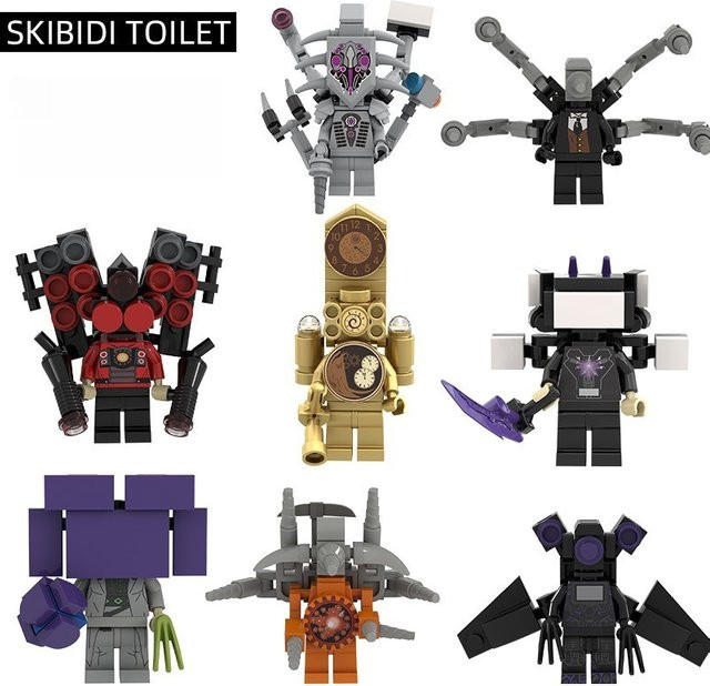 Hot Toys Skibidi Toilet DJ Upgrade Kriegsbeschädigte Skibidi Toilettenmann Figuren, Einzelfigur - Bild 1