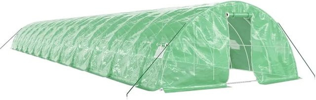 Furnicato Gewächshaus mit Stahlrahmen in Grün, Fläche: 120 m², B/T/H: 24 x 5 x 2,3 m - Bild 1