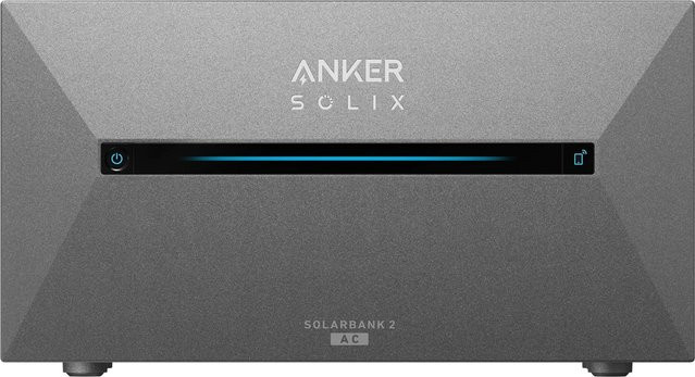 Anker SOLIX Solarbank 2 E1600 AC Speicher, 1600Wh LiFePO4, Grau - Bild 1