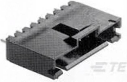 TE Connectivity Einbau-Stiftleiste Standard in Schwarz aus Kunststoff 5-104363-7 - Bild 1