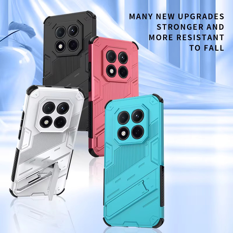 Stoßfeste Panzerhülle von Xiaomi für Redmi Note 15 Pro Plus, Redmi Note 15 Pro und Redmi Note 15 in Schwarz - Bild 2