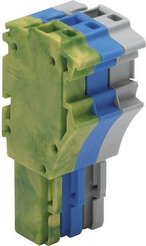 WAGO 2022-103/000-039 Federleiste Mehrfarbig (Grau, Blau, Grün, Gelb) - Bild 1