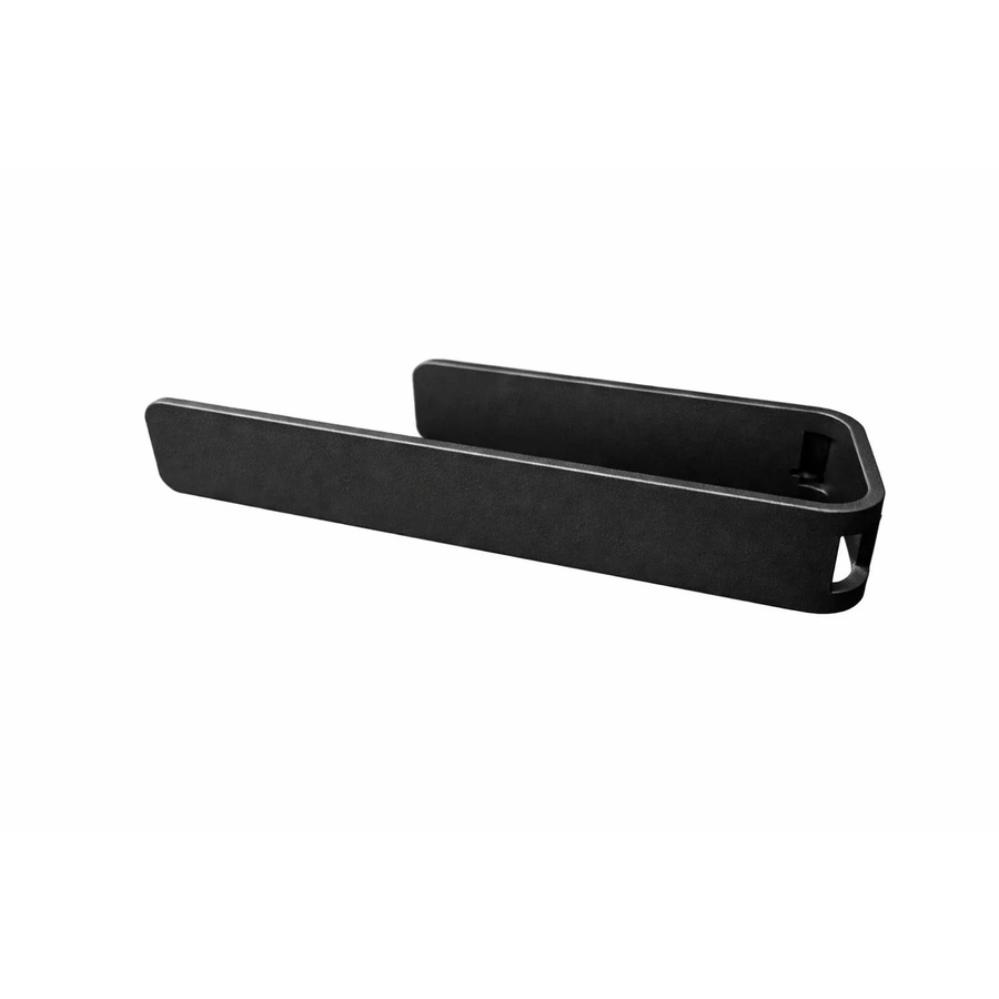Radius Design Handtuchhalter aus Aluminium in Schwarz mit Klebebefestigung, Breite: 22 cm - Bild 2
