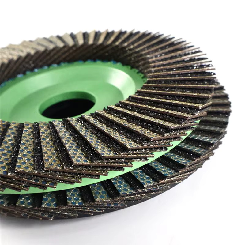 ABZV Diamant-Lamellenschleifscheibe 115 mm für Winkelschleifer zum Schleifen von Metall, Fliesen, Glas und Marmor - Bild 6
