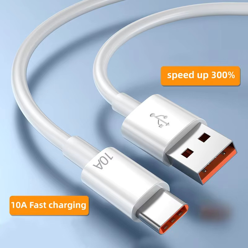 Universelles 120W USB Typ-C Kabel in Weiß für superschnelles Laden und Datenübertragung mit 10A - Bild 2