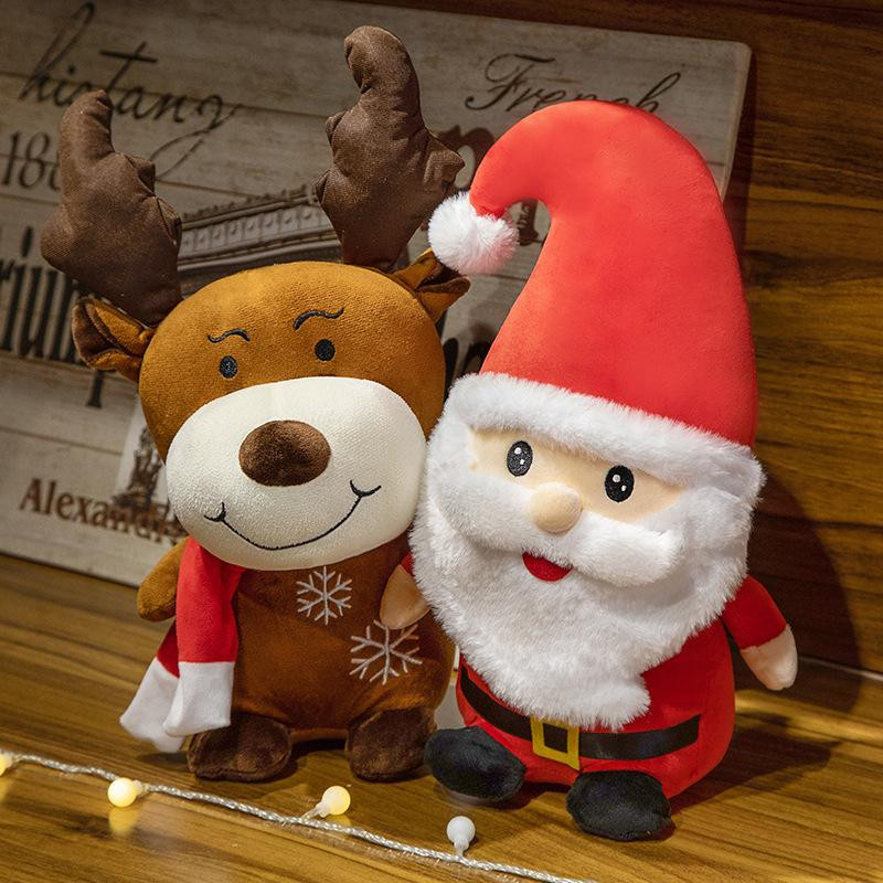 Genius Weihnachts-Kollektion Plüschtier als Kissen für die Weihnachtsdeko, Bunt, Höhe: 20 cm - Bild 2