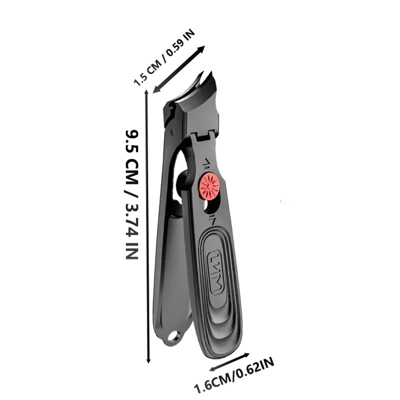Laihemi Nagelknipser, Schwarz, Matt, Unisex - Bild 5