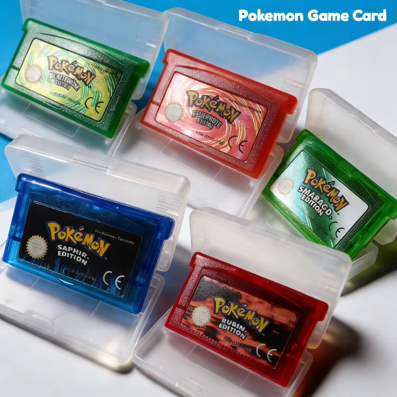 TAKARA TOMY Pokemon-Serie Game Boy Advance Videospielkassette Modul in Rot und Multicolour für GBA NDSL NDS GBM als Retro RPG Rollenspiel - Bild 4