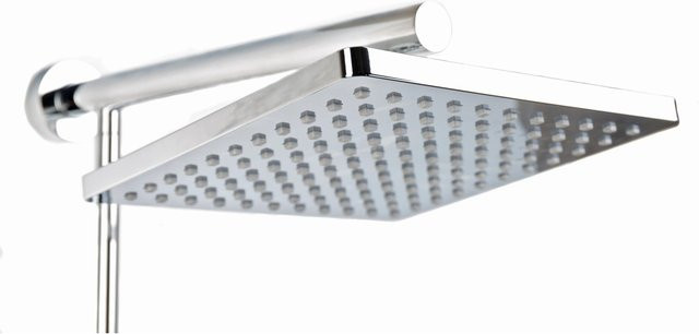 Sanotechnik Eckige Overhead-Regendusche in Chrom, B/B: 25 x 25 cm - Bild 1