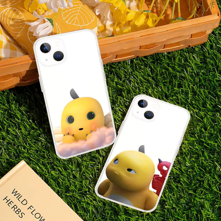 Mesuca N-nailong Kawaii Handyhülle Transparent für iPhone 11 bis iPhone 17 Pro Max Mini Plus - Bild 3