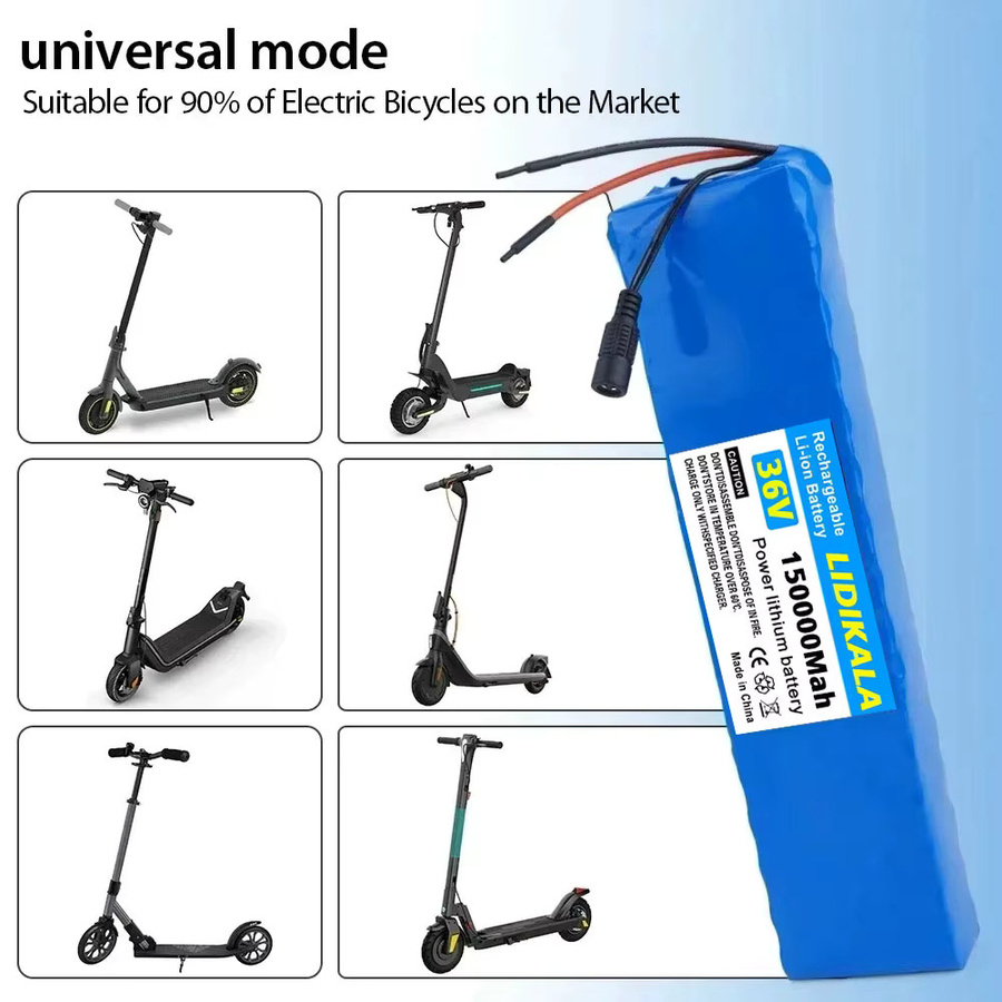 10S3P 36V 150Ah Lithium-Ionen Akku mit 1000 W Leistung und BMS für Elektrofahrzeuge in Blau - Bild 5