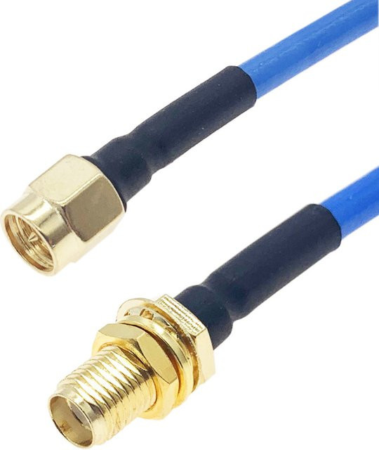 BEVOTOP Hochfrequenz-Testkabel RG402 mit SMA-Stecker auf SMA-Buchse 50 Ohm - Bild 1