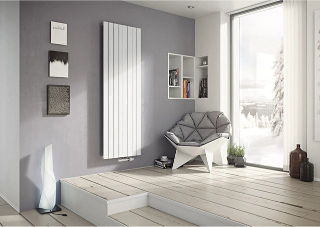 Ximax Raumheizkörper P1 aus Stahl mit Mittenanschluss in Anthrazit, Leistung 1144 Watt, B: 180,0 cm, H: 59,5 cm, T: 6,5 cm - Bild 1