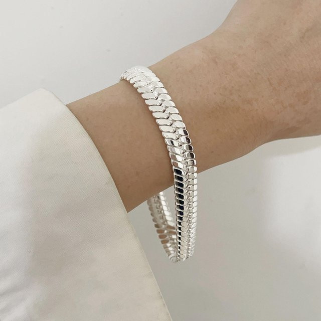 Fashion Maker 2 Armband, 925 Silber, Herz, Vintage, Unisex - Bild 1