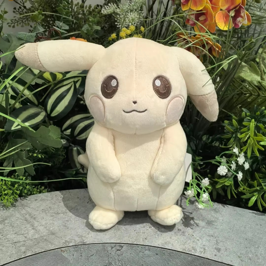 Pokopia Pikachu Plüschtier, Hellweiß, Pokémon, Plüsch / Textil - Bild 4