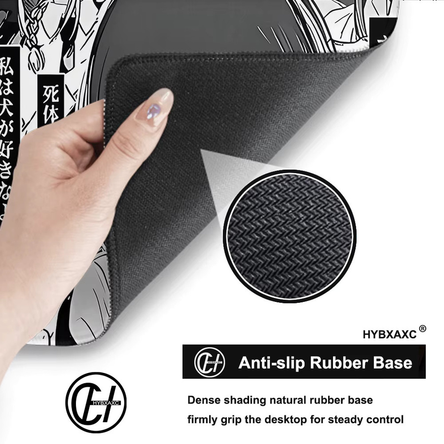 HYBXAXC XXL Mauspad Kettensäge Mann Multicolor Anti-Rutsch Gamer Mousepad für PC und Laptop - Bild 5