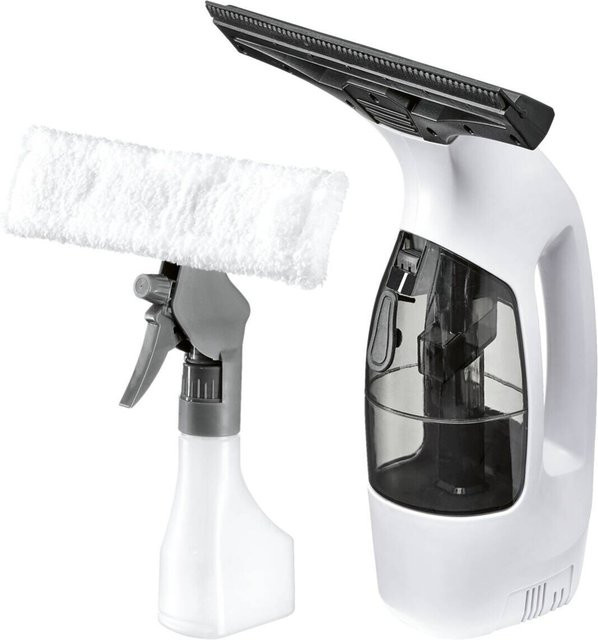 CLEANmaxx Akku-Fensterreiniger aus Kunststoff in Weiß, B/H/L: 28 x 14 x 34 cm - Bild 1