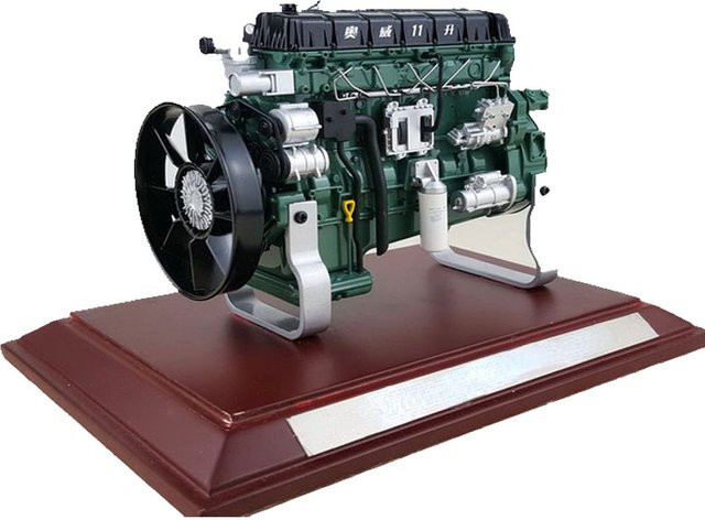 Goni ca6dm Motor Modell aus Legierung mit Holz Basis als Sammlerstück und Dekoration - Bild 1