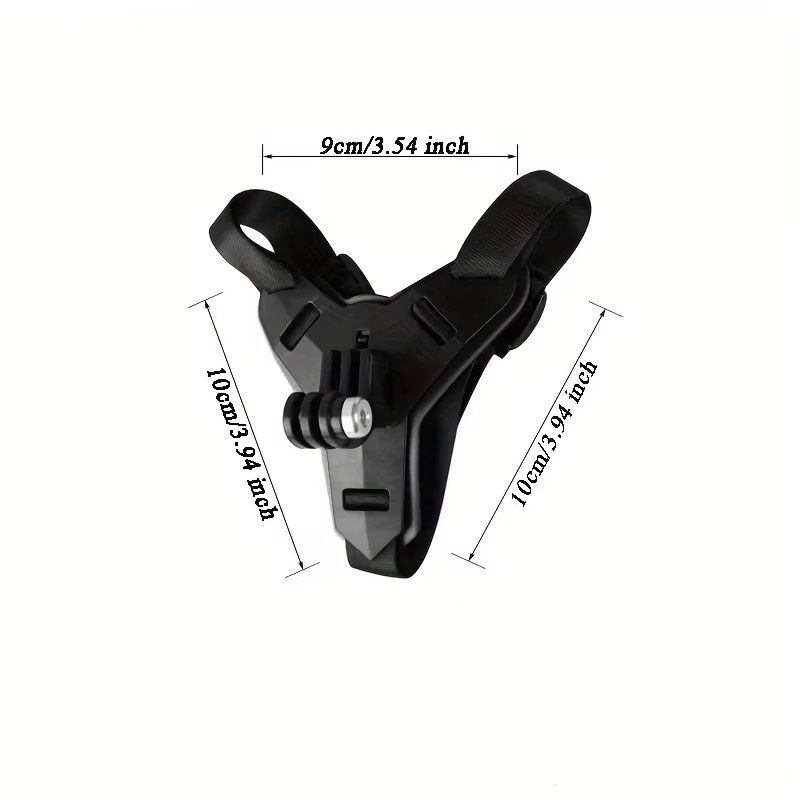 Motorrad Helm Halterung in Schwarz für GoPro Hero 13 12 11 10 9, Smartphone und DJI OSMO Action 5Pro 4 3 sowie Insta360 X4 X3 X2 - Bild 3