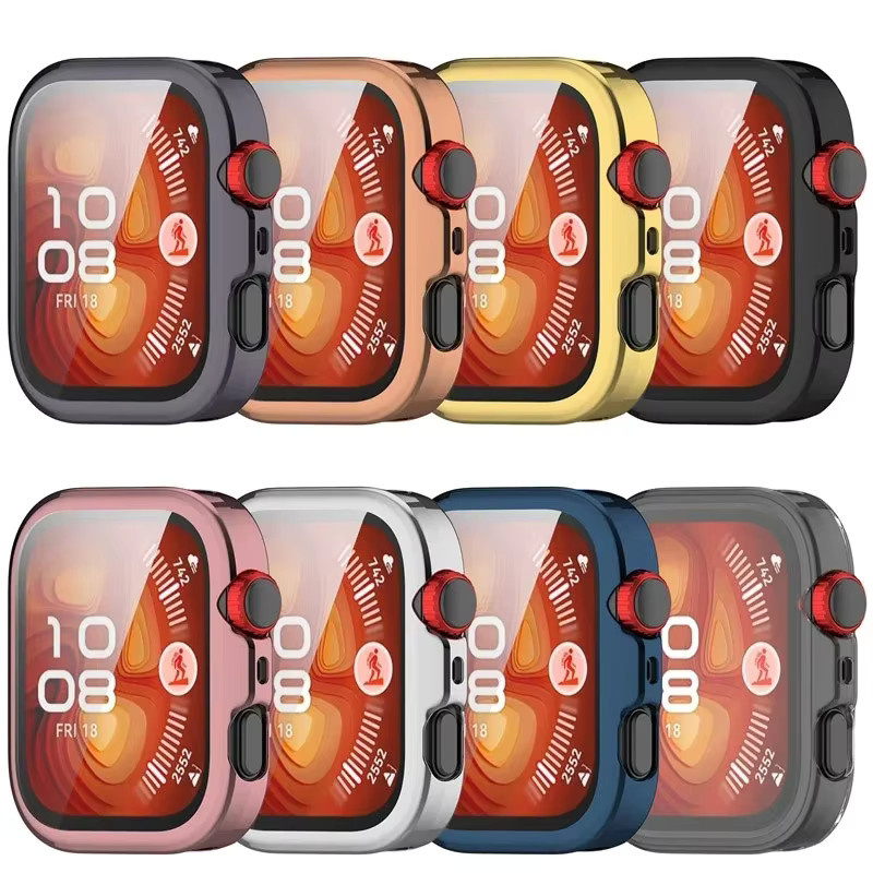 Huawei Uhrenzubehör, TPU-Hülle für Huawei Watch Fit 4 4 Pro, Schwarz - Bild 6