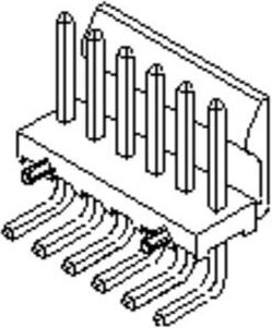 Molex Einbau-Stiftleiste Standard aus Kunststoff 26645080 - Bild 1