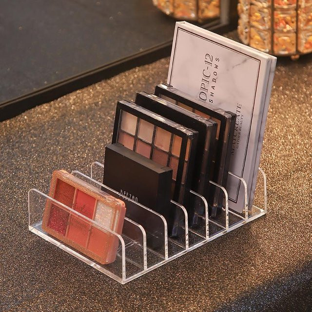 NATAWA Lidschatten-Palette Organizer Display Tray, 7 Grid, black - Bild 1