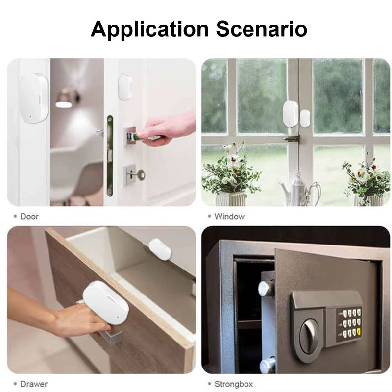 Ewelink Zigbee Türsensor und Fenster-Alarmdetektor, kabelloser magnetischer Sensor in Weiß, kompatibel mit Zigbee2MQTT, Alexa und Google Home (Gateway erforderlich) - Bild 4