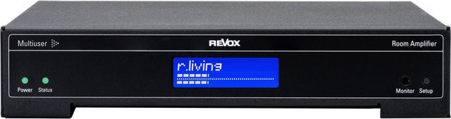 Revox M30 Multiuser Amplifier Vollverstärker in Schwarz mit Wi-Fi, Ethernet/LAN und Optical - Bild 1