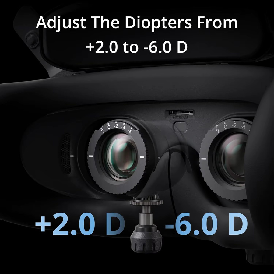 DJI Goggles 3 FPV-Brille mit Micro-OLED-Bildschirmen und O4 HD-Videoübertragung - Bild 3